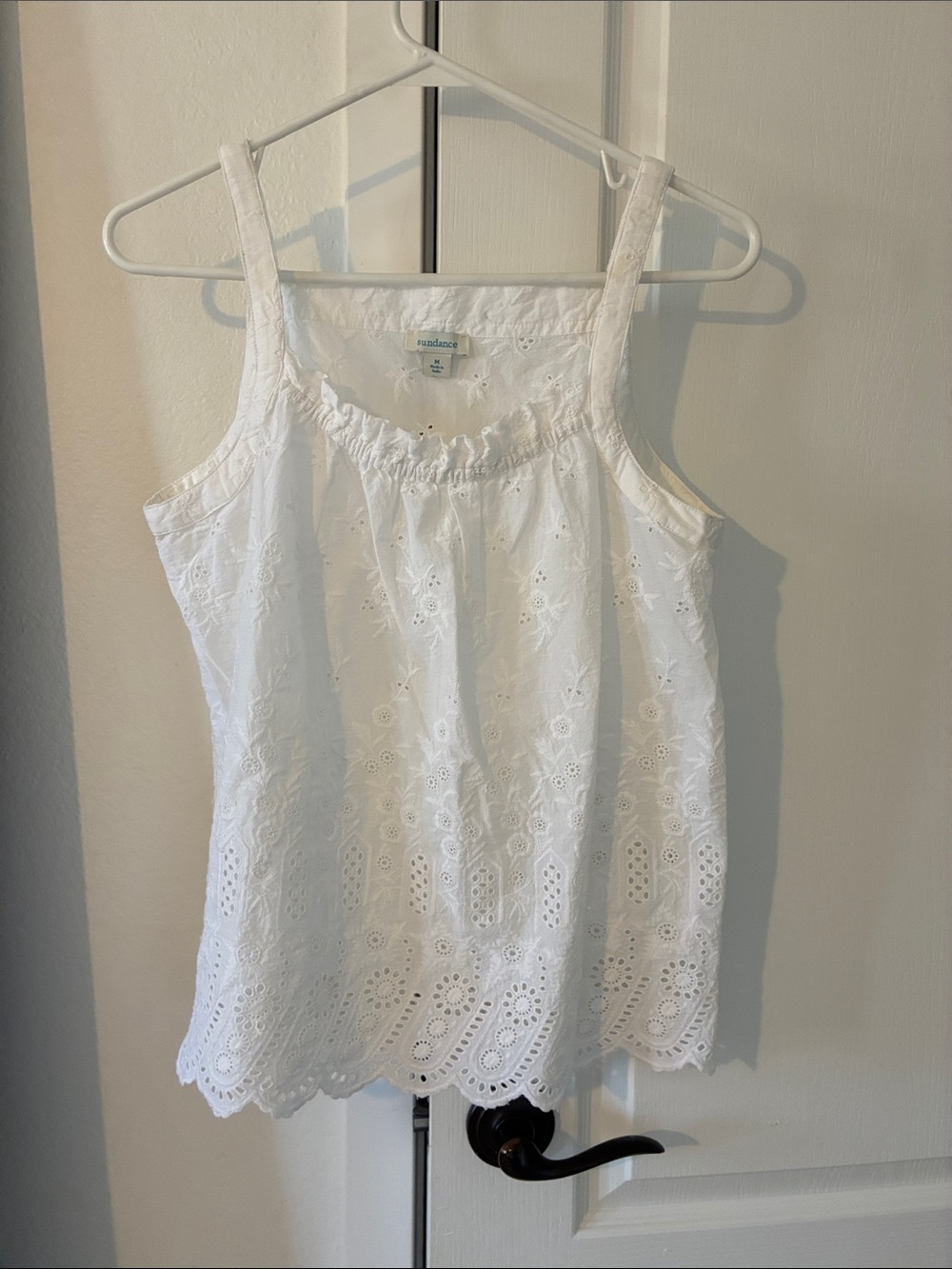 NWOT Sundance White Cotton Tank